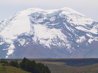 Charakteristické ekosystémy - hory vyšší než 4000 m (Chimborazo)