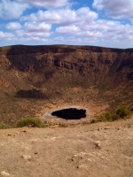 Kráter El Sod, slané jezero 