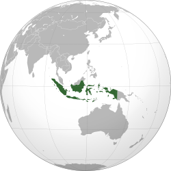 Mapa Indonésie
