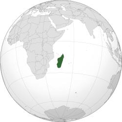 Mapa - Madagaskar