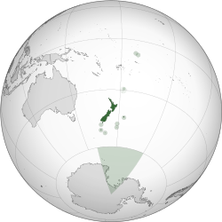 Mapa - Nový Zéland