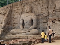 Socha sedícího Buddhy