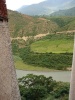 Rýžová pole v údolí řeky Puna Tsang Chhu